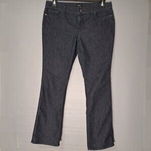 Ann Taylor Petite Modern dark wash blue denim jeans sz 10 Petite
